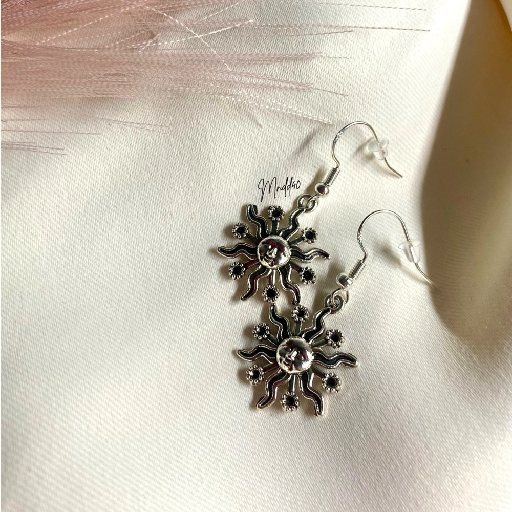 Handmade Sun Earrings